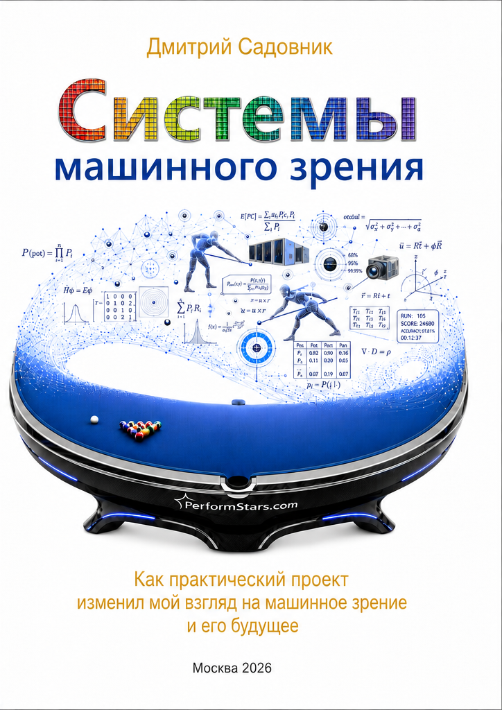Обложка книги «Системы машинного зрения» Дмитрия Садовника
